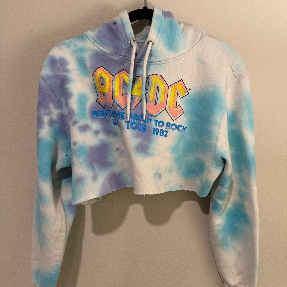 AC/DC Pastel Tie-Dye Hoodie